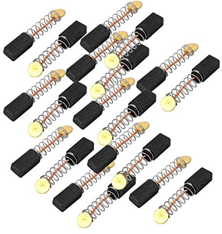 sourcing map Escobillas de Carbón 10 Pares, 9mm x 5mm x 4mm, para Martillo Eléctrico Taladro Eléctrico Motor Eléctrico Genérico, Pieza de Reparación de Repuesto