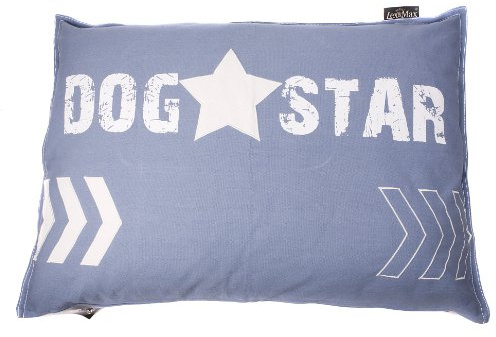 Lex & Max/PETFAB - Bezug DOG STAR für BENCH Hundekissen-Füllung - Größe: 100 x 70 cm, Farbe: Hellblau