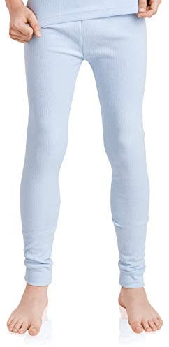 MT Kinder Ski- & Thermohose - Winter Unterwäsche lang für Jungen und Mädchen - Ice Blue 122-128
