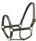Basic Leder ADJ Stallhalfter W/SNAP