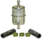 WIX 33033 Universeller Inline-Kraftstofffilter mit 3/8 Zoll Klemmeinlass/-auslass, max. Druck 60 PSI