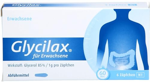 GLYCILAX Suppositorien für Erwachsene 6 St