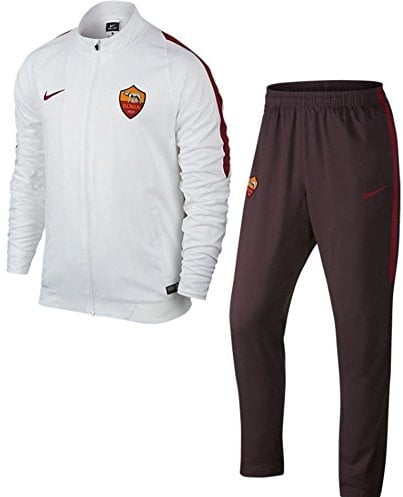 2015-2016 AS Roma Nike Woven Tracksuit (White)