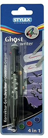 Stylex 30297 Korrektur-Gelschreiber mit 4 Schreibfarben