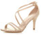 AJVANI mid high heel strappy crossover wedding sandals shoes size 3 36