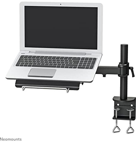 Newstar NOTEBOOK-D100 Desk Mount (clamp) for Laptop, Height Adjustable - Black