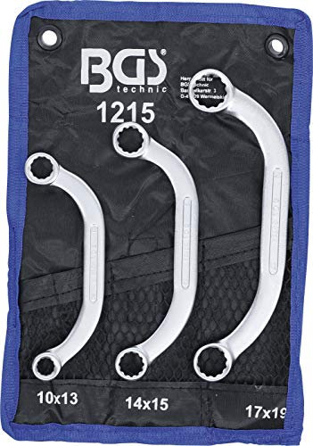 BGS 1215 | Obstruction Ring Spanner Set | 10 x 13 - 17 x 19 mm | 3 pcs.