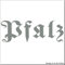 cartattoo4you® AK-01596 | PFALZ - Fraktur/Altdeutsche Schrift | Autoaufkleber Aufkleber Farbe Silber, in 19 Farben erhältlich, glänzend 17 x 5 cm, PREMIUM - Qualität Waschstrassenfest