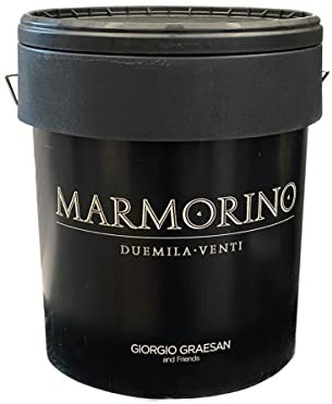 Spachtelmasse Marmorino 2020-24 kg - Giorgio Graesan - Spachtelmasse mit Kalkbasis, Marmorpulver und Handwerkskunst - Vorbereitungsspachtel Marmoreffekt