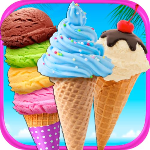Mega Ice Cream, Frozen Soft Serve & Sundae Maker Games - Kids Ice Cream Truck Desserts FREE