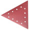 FEIDER ABT–120er Schleifdreiecke - Multifunktionales Schleifpapier - Schleifen und Glätten von Gips, Holz und Trockenbau –120er Körnung - 28.5x28.5x28.5cm - 10er Pack, Pink