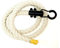 NiroSport Klettertau Baumwolle 2,3m Kletterseil aus 100% Baumwolle 30mm Durchmesser Kletterseil Kinder Outdoor & Indoor Strick Seil als Klettergerüst Zubehör