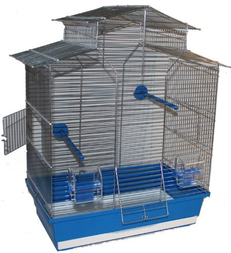 Vogelkäfig Iza II Zinc P011, Vogelheim für Sittiche
