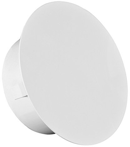 EWO Kaminrohr Abdeckung für Ofenrohre - 130 mm Durchmesser Kaminlochdeckel rund - Blinddeckel aus 0,6mm Stahlblech - Ruß-, frost- & tauwechselbeständige Ofenrohr Abdeckung