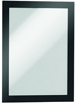 Durable Info-Rahmen Duraframe Magnetic (A5, Magnetrahmen für metallische Oberflächen) 5 Stück, schwarz, 494701