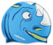 Head Meteor Mütze Cap Tauchen für Kinder, Unisex, blau/weiß, Einheitsgröße