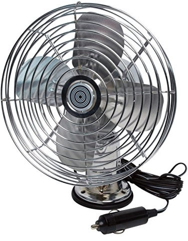Roadpro C3208 12V Heavy Duty Metal Fan, 6-Inch