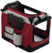 Ferplast Hunde Transportbox, Faltbare Hundehütte, wasserabweisend, tragbar, transportabel, Metallrahmen, Griffen, Taschen, Größe M, 60 x 42 x h 42 cm.