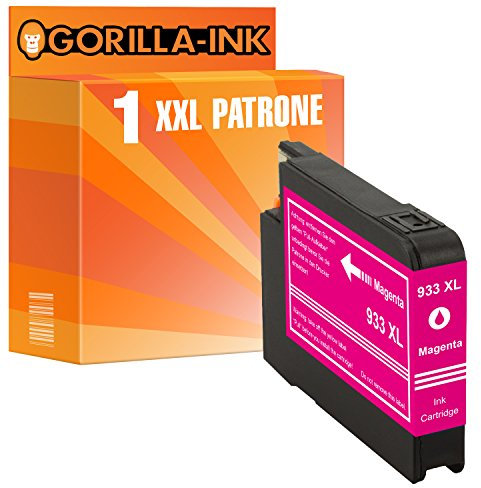 Gorilla-Ink 1 Druckerpatrone XXL passend zu HP 933XL Magenta | Für HP OfficeJet 6700 Premium-7510-7612-7610-7110 WF 6600-7600 Series 6100-E 6600