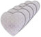 Cake Company Tortenplatte Herz 25 cm | 5 Stück, 10mm dick | Cake Board herzförmig | auch für dicke und mehrstöckige Torten | hochwertige silber Alukaschierung