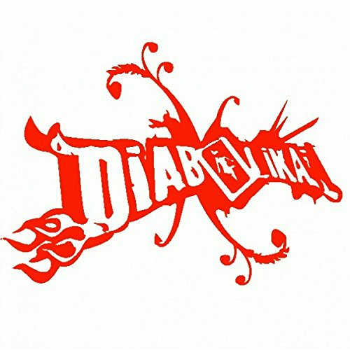 Diabolika - Adesivo Prespaziato - Colore Rosso - 10cm