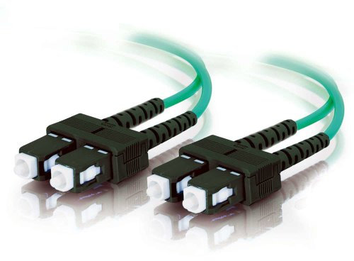 C2G - Cavo Duplex multifunzione in PVC, a fibra ottica, lunghezza 1 m, SC-SC 10 GB, 50/125 OM3 15 m