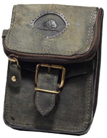 Greenburry Vintage Gürteltasche grün | 13,5x10,5x4cm