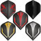 RED DRAGON Hardcore Assorted Auswahlpackung Extra Dicke Standard Dart Flights - Sätze pro Packung (15 Dart Flights insgesamt)