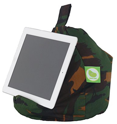 iPad, eReader & Book Mini Bean Bag By Bean Lazy Fits All tablets and eReaders - Army Camo