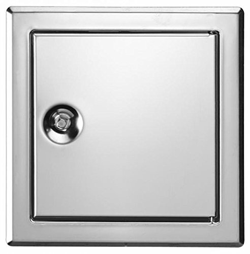 Revisionstür Softline SOLID Edelstahl mit Vierkantverschluss 80 x 80 cm