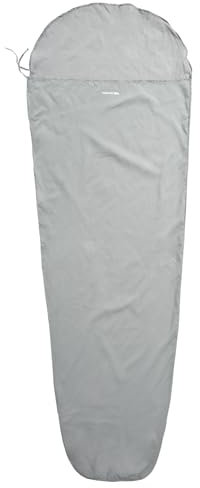 Trespass Slumber, Grey, Schlafsack-Innenfutter 230cm x 85cm x 55cm, Grau