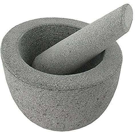 Kesper Polished Pestle and Mortar Granite