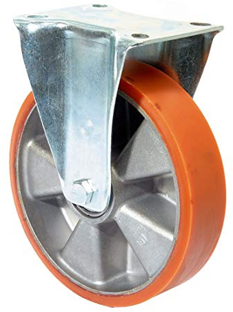 Bsrollen Rigid Castor Polyurethane 95 +/-3 Diameter 200 mm Max. Load 300 kg Ball Bearing for Screw-In Bplatte