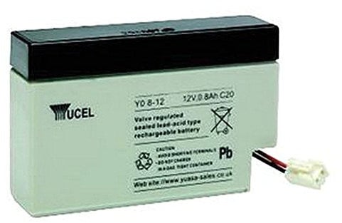 BATTERY LEAD ACID 12V 0.8AH YUCEL Batteries Rechargeable