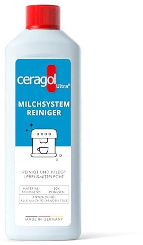 ceragol ultra Milchsystemreiniger, 1000ml – Milchschaum-Reiniger für Kaffeevollautomaten und Milchaufschäumer, Konzentrat für 50 Anwendungen