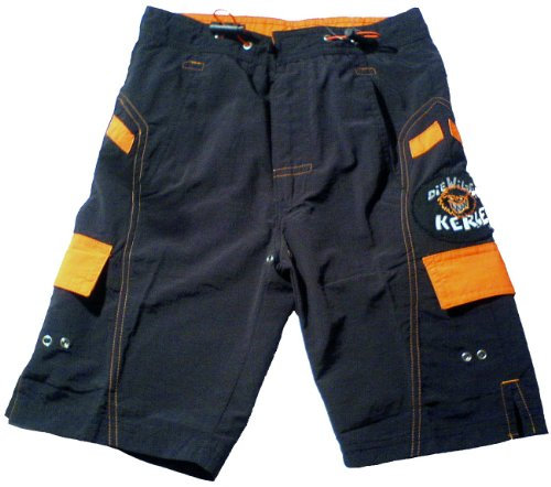 Die Wilden Kerle Kinder Badehose Logo, schwarz, 176, 3500-019