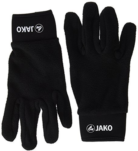 JAKO Kinder Feldspielerhandschuhe, Schwarz, 6, 2505