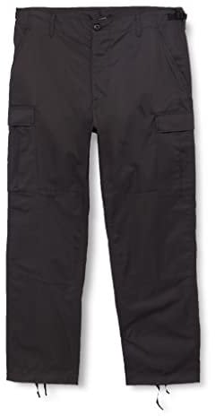 Mil-Tec US Feldhose Typ BDU • Taktische Herren Cargohose mit 6 Taschen & Knieverstärkung • Robuste Einsatzhose aus Baumwolle & Polyester • Verstellbare Bundweite & Beinabschluss mit Zugband