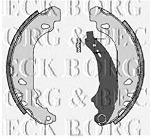 Borg & Beck BBS6243 Rear Brake Shoes To Fit Renault Clio II 1998-