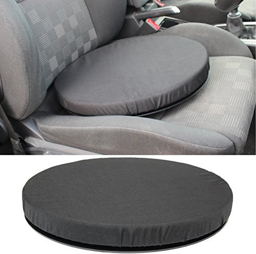 Hardcastle Rotating Car Seat Swivel Cushion Mobility Aid - Black