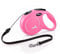 flexi New Classic Seil für Hunde bis 20 kg, pink, M 8 m