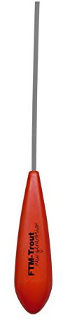 FTM Bombarde Floating Fluo red - Bombarda zum Forellenangeln, Sbirolino zum Angeln auf Forellen, Sbirulino für Forelle, Bombarden, Gewicht:10g