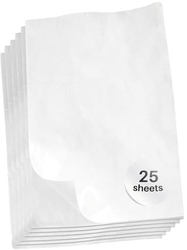 Caraselle Extra Large Tissue Paper - Jumbo Size 100x75cm - Versatile Sheet for Clothes, Art Collection, & Gift Wrapping - Acid-Free for Packaging - 25 Sheets