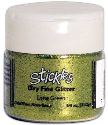 Ranger Stickles Dry Fine Glitter, Lime Green