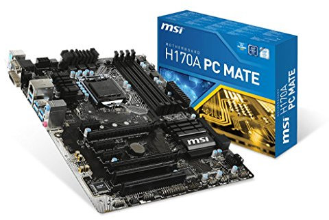 MSI H170A PC Mate Carte mère Intel ATX Socket 1151