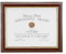 Lawrence Frames 185181 Bilderrahmen für Dokumente, Walnuss und Gold, 21,6 x 28,9 cm