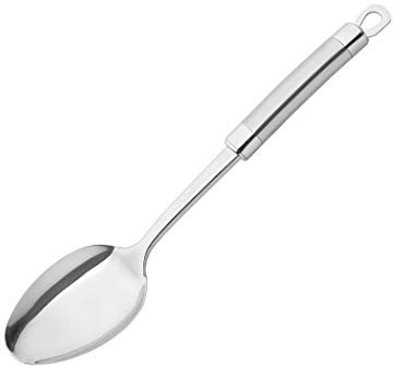 Carl Schmidt Sohn Servierlöffel Exquisite Edelstahl Silber, Maße: 34cm x 5cm x 2,4cm, 008475