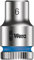Wera 05003505001 8790 HMA Douille Zyklop à emmanchement 1/4, 6.0 mm, Argent/bleu