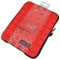 Croco CAS1572 Super Chocolate Carry Case Cover/Sleeve for iPad 1, 2, 3, 4 - Red
