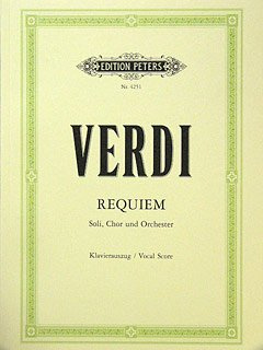 REQUIEM - arrangiert für Klavierauszug [Noten / Sheetmusic] Komponist: VERDI GIUSEPPE